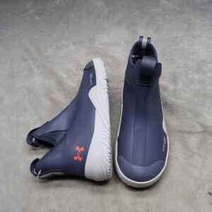 Under Armour Womens 7 Deck Boots Blue Charged Shoreman Slip On Light Waterproof